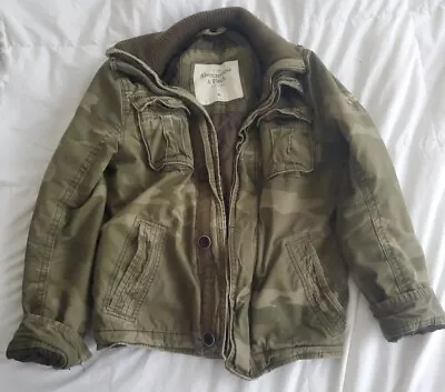 Abercrombie And Fitch A&f Camo Hoffman Mountain Noonmark Military Jacket Medium • $295