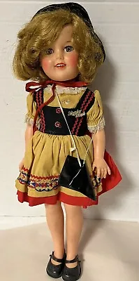 1950s Vintage Ideal Shirley Temple Heidi 17  Doll ST-17-1 Original Outfit • $50