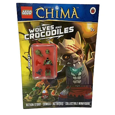 Lego Legends Of Chima Crawley Minifigure Wolves Crocodiles Activity Book 53666 • $10