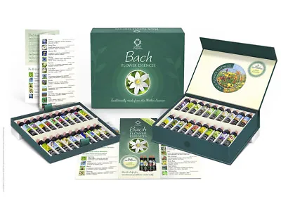 BACH FLOWER ESSENCE SET 40 Genuine Traditional Stock Remedies Boxed Quality Kit • £150