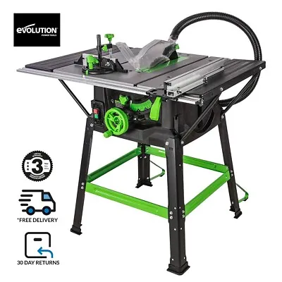Evolution FURY5-S 255mm Table Saw With TCT Multi-Material Cutting Blade (230v) • £199.99