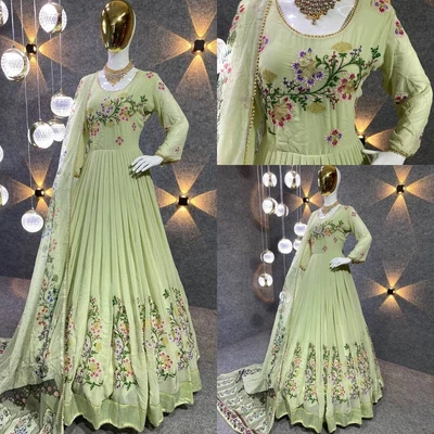 $102.33 • Buy Pakistani Suit Salwar Kameez Indian Kurti Anarkali Wedding Gown Party Wear Dress