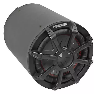 KICKER 46CWTB82 8  600w Marine Loaded Subwoofer Enclosure+Passive Radiator TB8 • $269.96