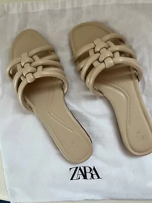Zara Flat Muti-strap Sandals • $25