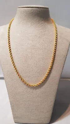 Rope Chain In 22ct Gold • £780