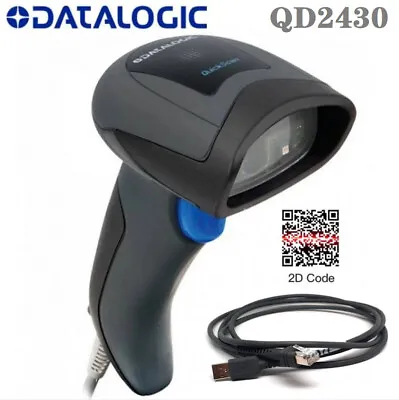 £133.07 • Buy Datalogic QuickScan QD2430 USB/RS232 Wired Handheld 2D Barcode Scanner W Cable