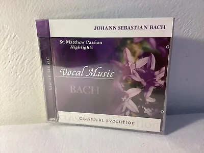 Bach Vocal Music CD St Matthew Passion Highlights NWOT New 2002 Delta  • $9.99