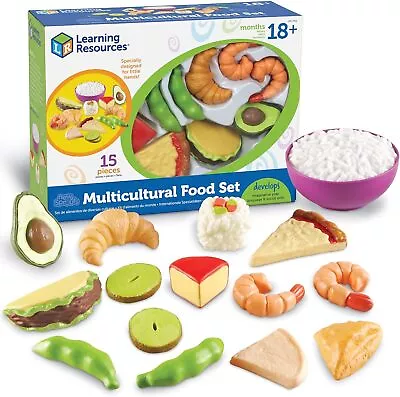 Learning Resources New Sprouts Multicultural Play Food Set - 15 Pieces Ages...  • $47.92