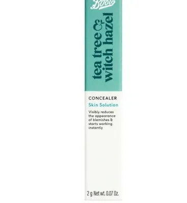 £5.29 • Buy BOOTS Tea Tree & Witch Hazel ALL Skin Types Blemishes Concealer Shade Natural