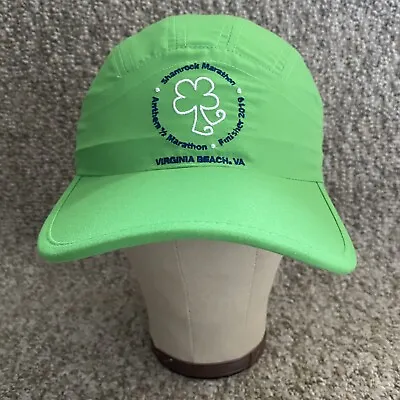 NEW Shamrock 1/2 Marathon 2019 Finisher Hat Adult OSFM Mint Green Adjustable Cap • $16.14