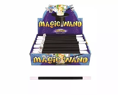 £2.99 • Buy 3 X 10  Black Magicians Magic Wizard Wand Kids Party Bag Filler Toy Fancy Dress