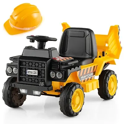 £59.99 • Buy Kids Electric Ride On Construction Truck 6V Battery Powered Construction Toy Car