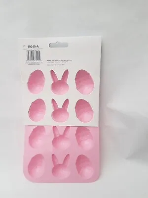1x Easter Egg Shape Silicone Moulds Chocolate Mould Cake Dough Baking Ice Cube • £3.99