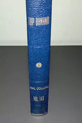 TOP BANANA ('51) Rare Orig. (2) Leather Bound Broadway Musical Scripts + COA! • $399