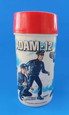 Vintage 1972 Adam 12 Lunchbox Thermos Only Police Cop- Aladdin  • $34.50