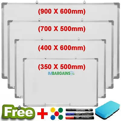 £22.99 • Buy Office School Home Magnetic Whiteboard Dry Wipe Drawing Board Small Medium Large
