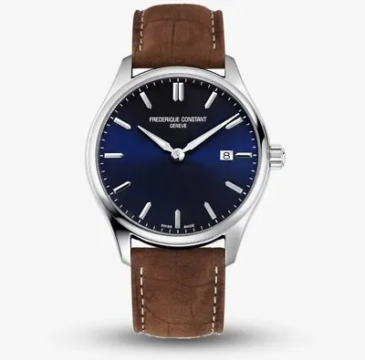 Frederique Constant Classics Blue Men's Watch - FC-220NS5B6B / NEW WITH TAGS • $319.99