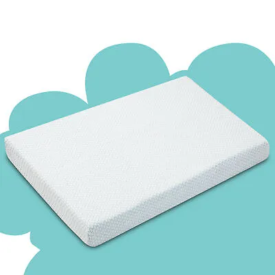 Pack N Play Mattress Pad Crib Mattress Soft Memory Foam 38x26x3inch With Cover • $31.99