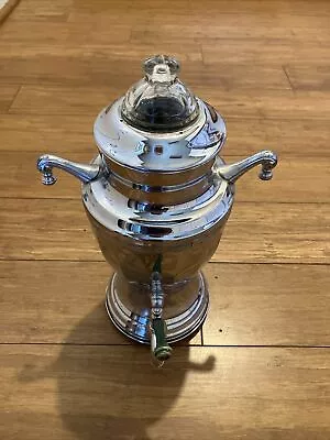 Vintage Continental Silver Co. Urn Percolator/ Missing Cord And Handles/As Is • $22.99