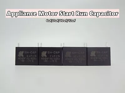 450V Appliance Motor Start Run Capacitor Two Pins 6uf/7uF/10uf/12uf (G29A/G30A) • $9.97