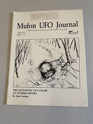 Mutual UFO Network MUFON Journal #274 February 1991 Alien Kecksburg Gulf Breeze • $11.49