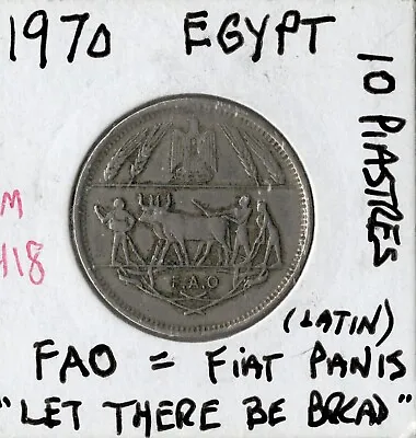 $1.19 • Buy Coin Egypt 10 Piastres 1970 KM418