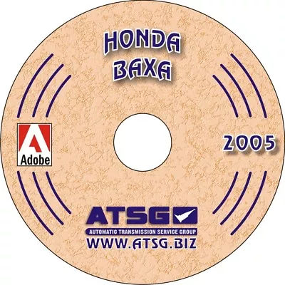 BAXA M6HA ATSG Rebuild Manual Honda Accord Prelude Transmission Overhaul Book • $35
