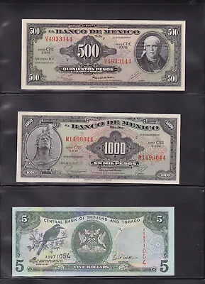 El Banco De Mexico Notes - Various Issue Dates - ( 1977 1978  ) • $9.99