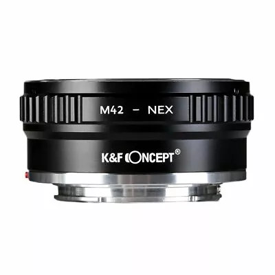 $49.99 • Buy K&F Concept Lens Mount Adapter For M42 Screw Lens To Sony E- Mount NEX Camera