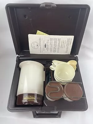 Vintage Travel Camping Mate Empire Portable 120/12V Coffee Maker Travel Kit W/Ac • $12.95