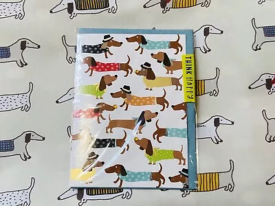 Sausage Dachshund Card Multicoloured New Gift • $4.36