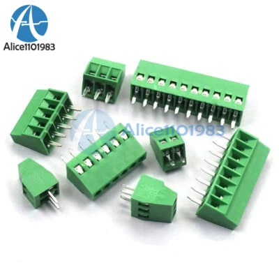 $1.50 • Buy 10Pieces 2.54mm PCB Mini Screw Terminal Blocks Connector For Wire 2P~8P Terminal