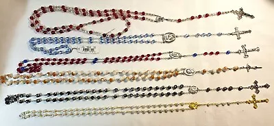 (E) 6 Pc Vintage To Now Religious Rosary Lot • $20