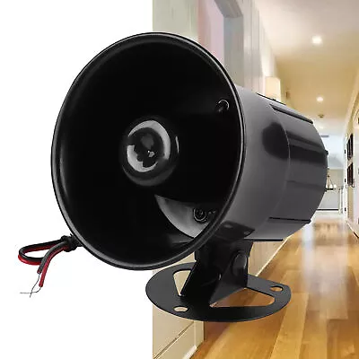 12V Wire Horn Alarm Siren Speaker Burglar Alarm For Outdoor Security FOD FOD • $14.94