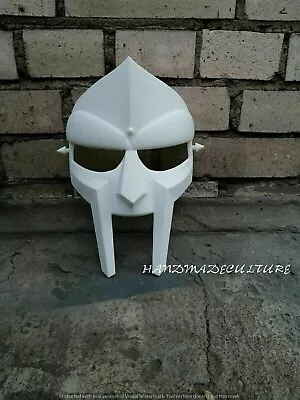 MF Doom Gladiator Face Mask Beautiful White Finish Roman Medieval Viking Mask • $42.29