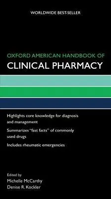 $7.37 • Buy Oxford American Handbook Of Clinical Pharmacy (Oxford American Handbooks Of Medi
