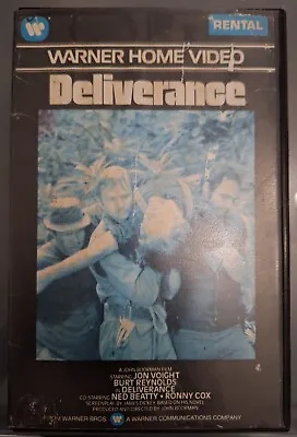 Deliverance Warner Bros 1st Release White Label Big Box Ex Rental Pre Cert VHS  • £15