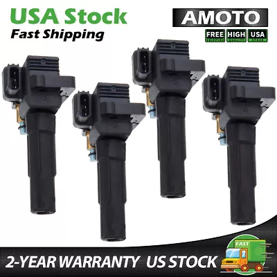 Ignition Coil UF480 4PCS Pack For 2002-03 Subaru Impreza WRX 2.0L H4 OEM Quality • $40.77