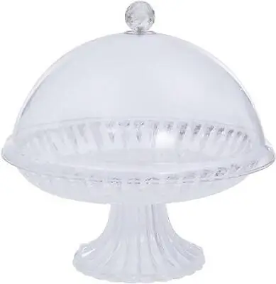 Clear Cake Stand With Dome Lid • £19.99