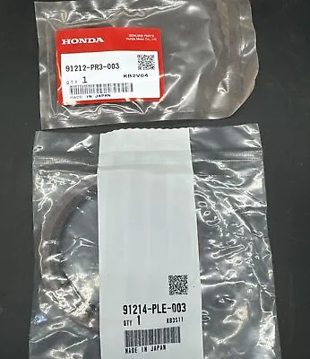 Genuine Oem Honda Acura Oil Pump Front & Rear Main Crank Seal B-series Dohc Vtec • $39.99