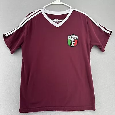 Cuervo Tradicional Mexico No. 17 Soccer Jersey Shirt Men’s Medium Maroon RARE • $13.30