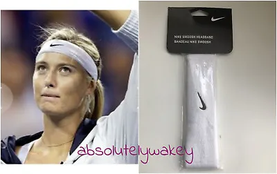 Nike Swoosh Headband Unisex Tennis Squash Badminton Gym Sweat Band • $32.30