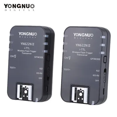 YONGNUO YN622C 622N II 2.4G Wireless Flash Trigger Set For Canon / Nikon • £94.79