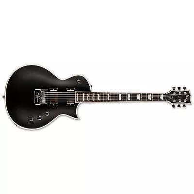 ESP LTD EC-1000 Eclipse Evertune BB Guitar Macassar Ebony Fretboard Black Satin • $1299