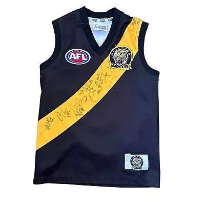 Richmond Tigers AFL Signed Guernsey Jumper Childs Size 8 • $96