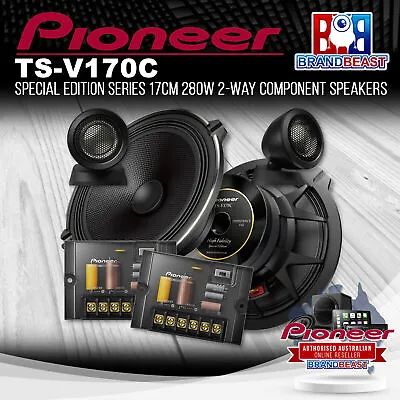 Pioneer TS-V170C Special Edition Series 17cm 280W 2-Way Component Speakers • $550