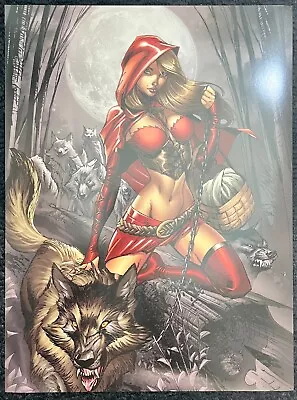 Little Red Riding Hood By J. Scott Campbell & Nei Ruffino Fairy Tale Poster • $24.50