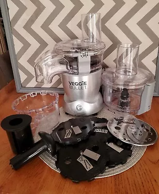 Veggie Magic Bullet Food Vegetable Spiralizer Processor Slicer Grater Shredder • $175