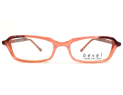 Bevel Petite Eyeglasses Frames 3551 FELIX COL.DTO Brown Clear Red 47-16-135 • $119.99