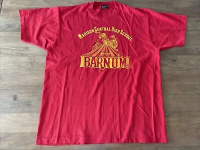 Vintage 90’s USA Shirt Single Stitch Barnum Circus - Madison Central High Sz XL • $34.80